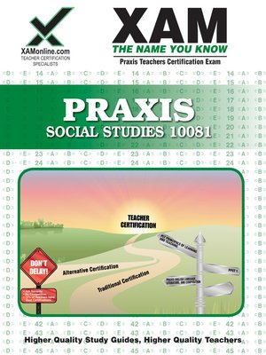 PRAXIS Social Studies 10081 - ebook